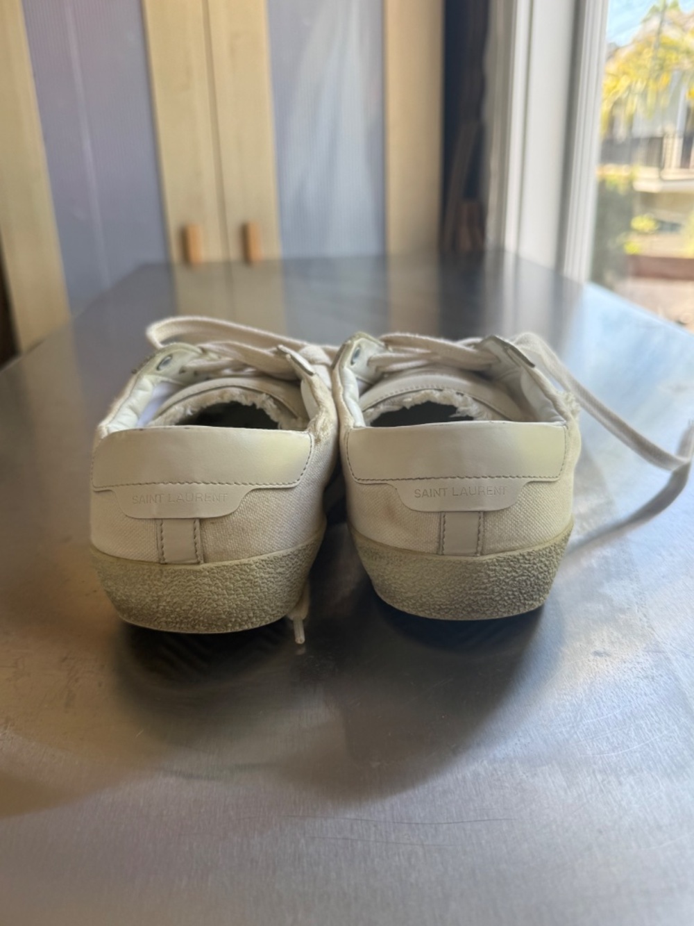 Saint Laurent Embroidered Sneakers - Size 39 - Picture 5 of 6